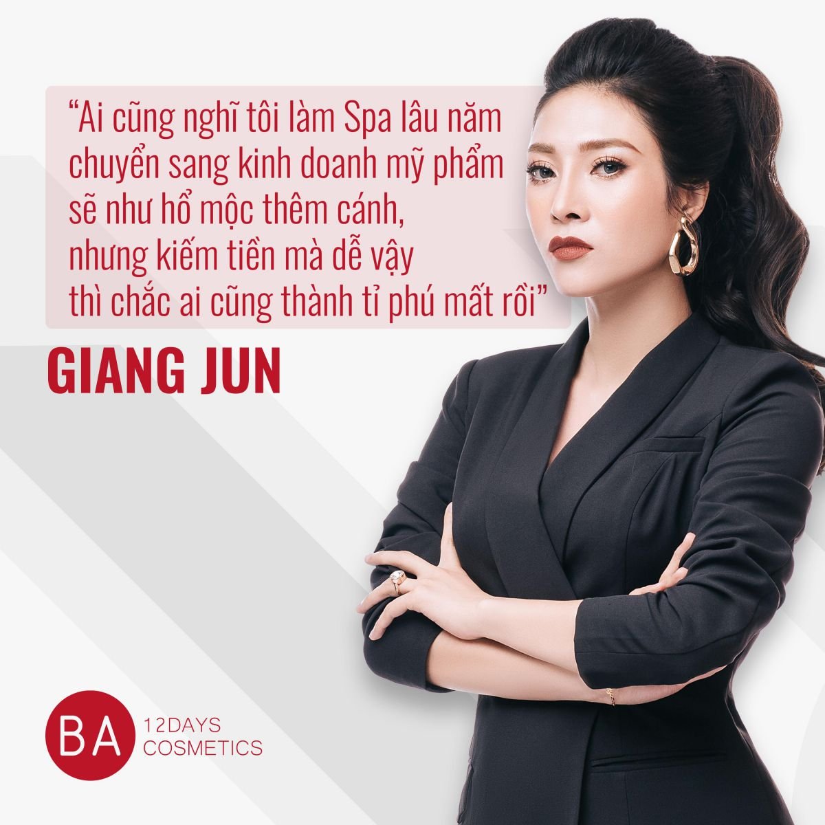 CEO Giang Jun, Giang Jun, BABEAUTY, BA12DAYS Cosmetics, Thương hiệu mỹ phẩm cao cấp, CEO Giang Jun khởi nghiệp